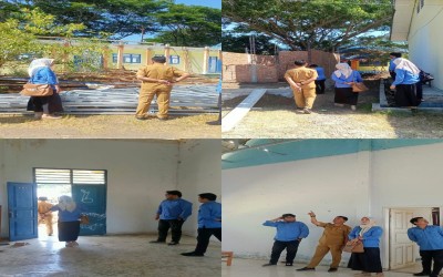 Dinas Pendidikan dan Kebudayaan Provinsi Gorontalo Lakukan Kunjungan dan Pengawasan Progres Revitalisasi SMK Negeri 1 Gorontalo Utara